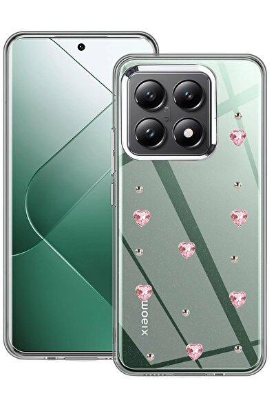 BSN STİL غطاء BSNSHOP Xiaomi Mi 14T Pro بنمط الفيونكة - نمط 3 1058986