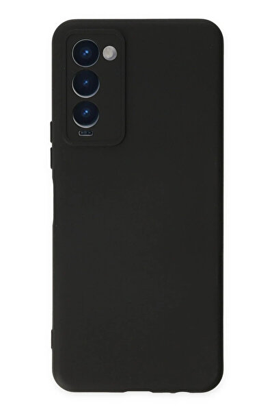 Hulyomer Hub حافظة هوليومر تكنو كامون 18 من السيليكون المخملي الداخلي - أسود ...