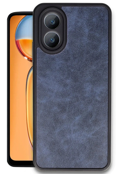 BSN STİL Bsnshop A38 Case Aras Leather Cover - Navy Blue 1058986