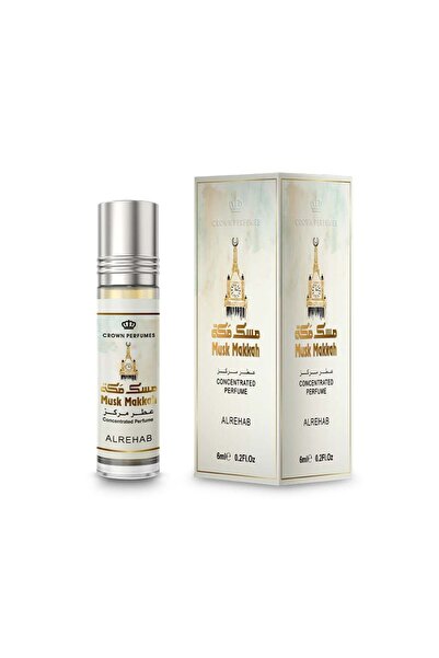 ALREHAB زيت عطري مسك مكة من الرحاب، للجنسين، 6 × 6 مل