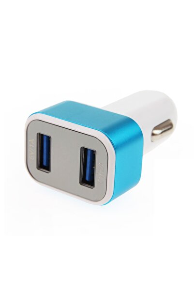 AMIO 2xUSB φορτιστής αυτοκινήτου με ψηφιακό βολτόμετρο