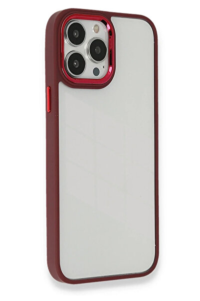 BSN STİL غطاء حماية لجهاز BSNSHOP 13 Pro Max - غطاء دورا - أحمر 1058986