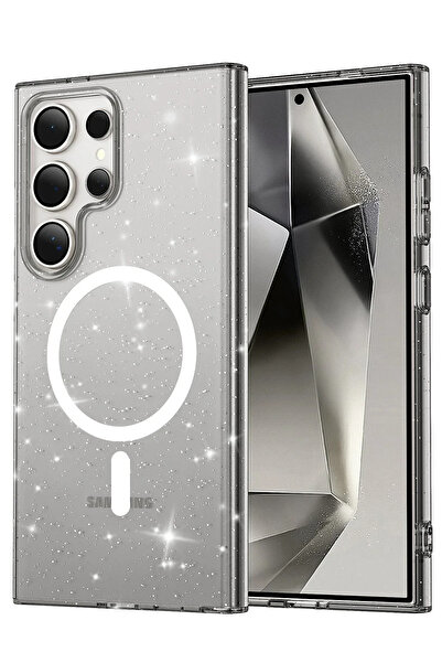 BSN STİL غطاء حماية لجهاز سامسونج جالاكسي S24 ألترا من BSNSHOP، غطاء ستار ماج...