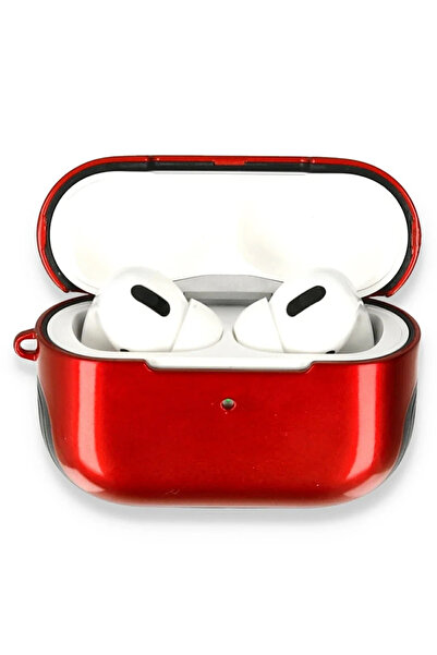 BSN STİL حافظة BSNSHOP Airpods Pro (الجيل الأول) 3 في 1 - أحمر 1058986