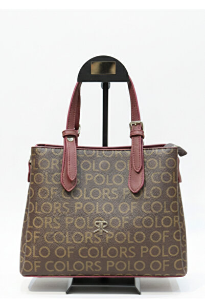 Çanta Trend Polo of Colors Leather-Look Women's Handbag Suitable for Crossbod...