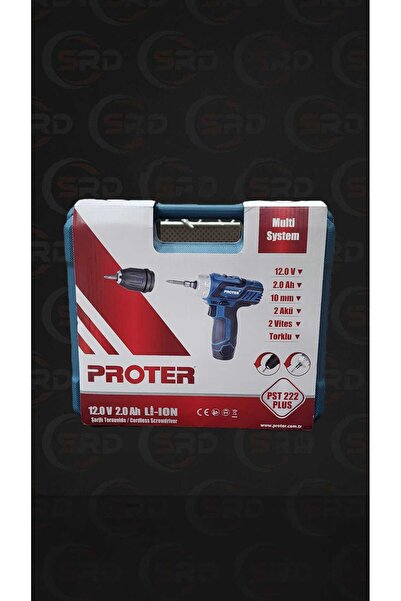 Proter Şarjlı Vidalama Tornavida