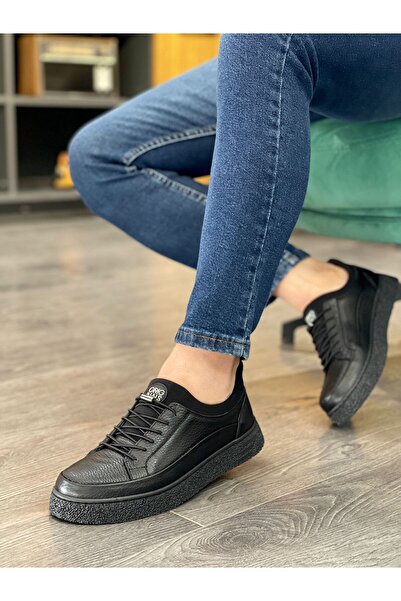 MOR KUNDURA Genuine Leather Daily Use Men's Sneakers Shoes