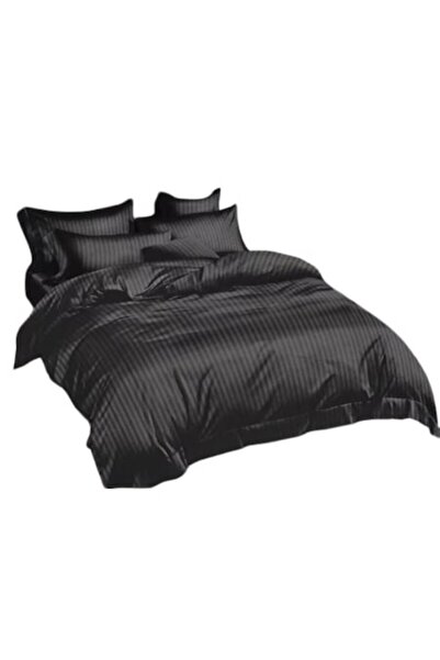 OEM Bedding Set, 6 Pieces, 2 Persons, 230X250cm, Soft Fabric, Black