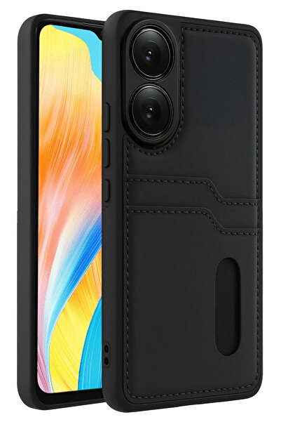 alanova حافظة جلدية A38 مع حامل بطاقات سارة - أسود 1159677