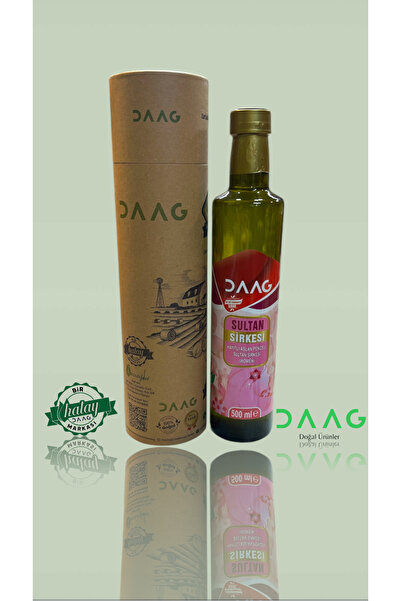 daag Hatay Yöresinden Organik Doğal Sultan Sirkesi 500 Ml