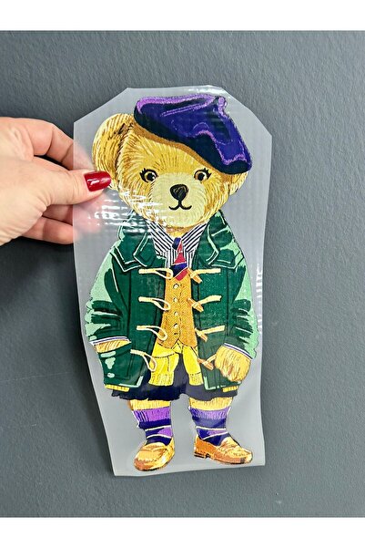 Gönülden Tasarım Imprimare prin transfer cu uriaș de urs care se lipște cu fi...