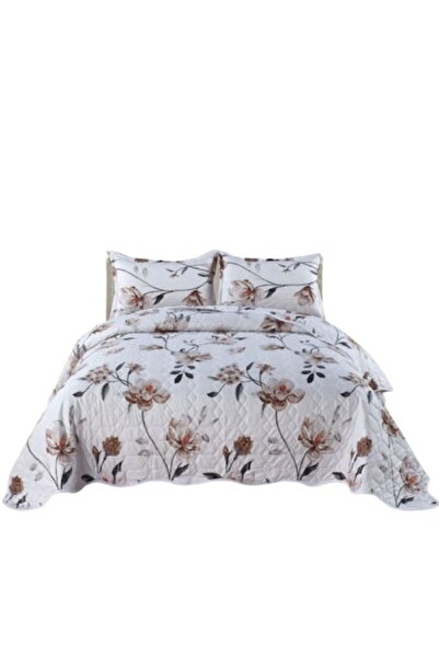 OEM Κουβερλί και 2 Μαξιλαροθήκες, για Διπλό Κρεβάτι, 3 Τεμάχια, Φλοράλ Σχέδιο...