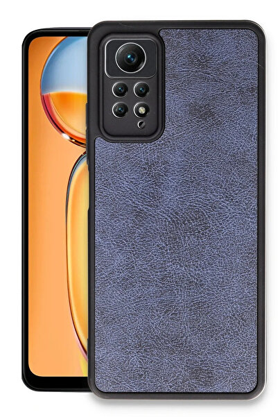 alanova Xiaomi Redmi Note 12 Pro 4g Case Aras Leather Cover - Navy Blue 1159677