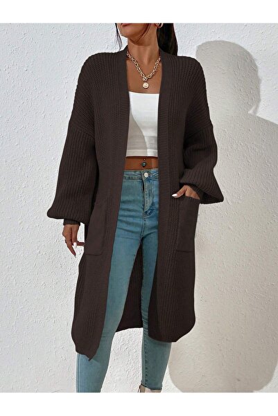 EFENDİX Balloon sleeve long cardigan
