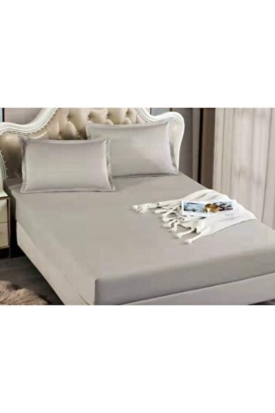 OEM Bed Cover and 2 Pillowcases, with Elastic, Jersey Type Ribbed, 2 Persons,...
