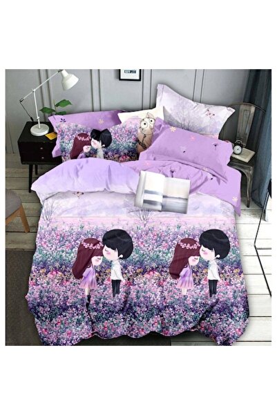 JOJO HOME Bed Linen, Jojo Home, Kiss On The Forehead Print, 6 Pieces, 2 Perso...