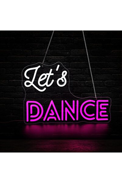 Slasa Let’s Dance LED Neon Light Sign 29x42 cm Bedroom Wall Decor