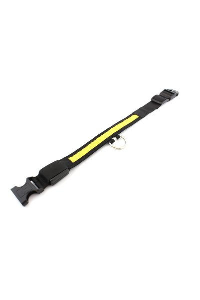 OEM Zgarda iluminata cu LED pentru caine sau pisica, culoare Galben