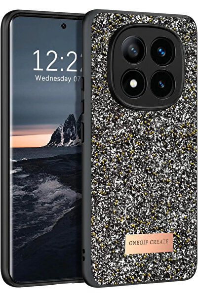 Hulyomer Hub غطاء هوليومر لشاومي ريدمي نوت 14 برو 4G بلمعة لامعة - فضي 1185576