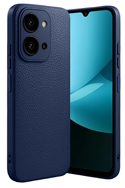 BSN STİL حافظة سيليكون من بي اس ان شوب لهاتف شاومي ريدمي 15 سي 4 جي - أزرق دا...