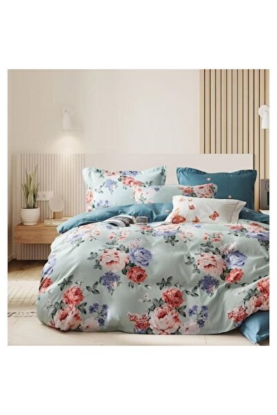 OEM Double Bed Linen Set, 2 Persons, 4 Pieces, 240x250 cm, Multicolor, M4