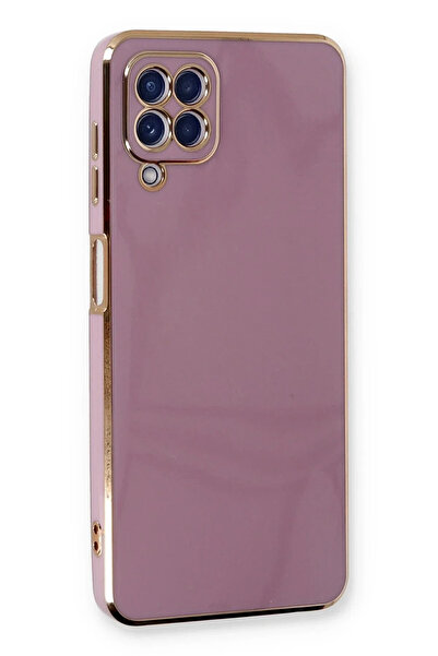 BSN STİL حافظة سامسونج جالاكسي A22 من BSNSHOP مصنوعة من السيليكون - أرجواني 1...