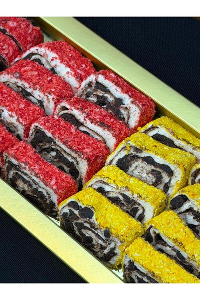 ZADE1937 Strawberry Banana Chocolate Wrapped Turkish Delight