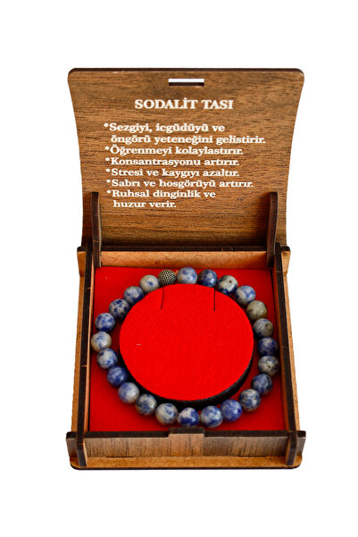 taru pasaj Sodalite Natural Stone Bracelet – Handmade, Natural Stone Bracelet...