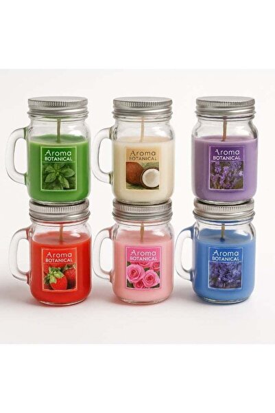 earss Aroma Botanical 6-Piece Scented Candle Gift Set – Natural Aromatherapy ...