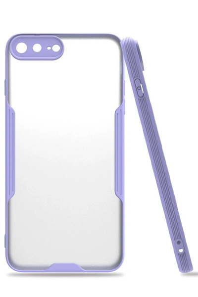 Hulyomer Hub حافظة هوليومر 7 بلس من السيليكون البلاتيني - أرجواني 1185576