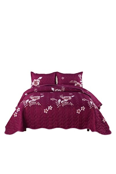 OEM Cuvertură și 2 fețe de pernă, pentru pat dublu, 3 piese, imprimeu floral,...