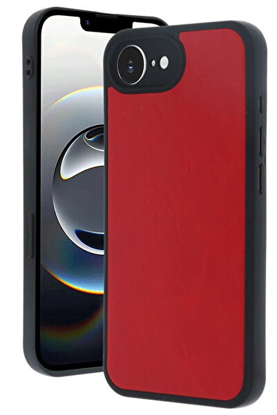 BSN STİL Bsnshop 16E Case Aras Leather Cover - Red 1058986