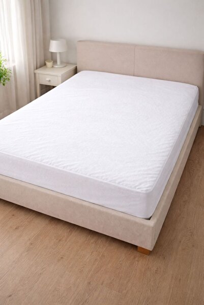 VELLON HOME واقي سرير مطاطي مقاوم للماء ومقاوم للبقع (160×200)
