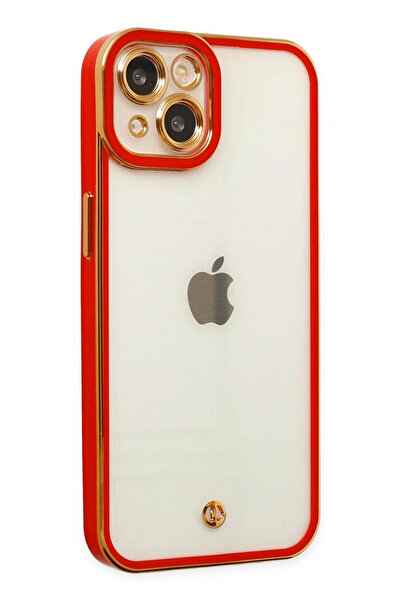 BSN STİL Bsnshop 14 Plus Case Liva Lens Silicone - Red 1058986