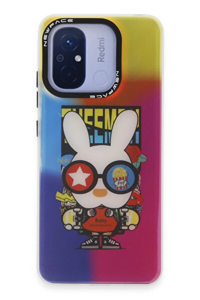 Hulyomer Hub Hulyomer Xiaomi Redmi 12C Case Estoril Patterned Cover - Estoril...