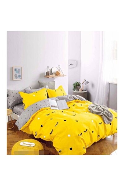 JOJO HOME Bed Linen, Jojo Home, Eyes Print, 6 Pieces, 2 Persons, 234x240cm, S...