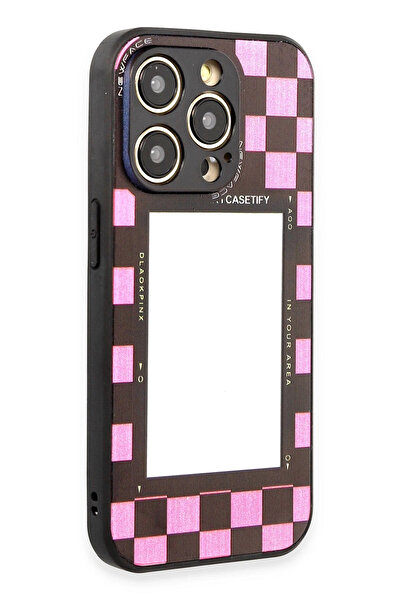 mrkon Newface iPhone 12 Pro Max Case Mirror Patterned Cover - Mirror - 8 Rsmr...