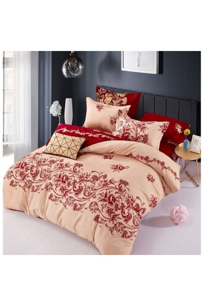 JOJO HOME Lenjerie de pat, Jojo Home, 6 piese, 2 persoane, 245x250cm, Finețe ...