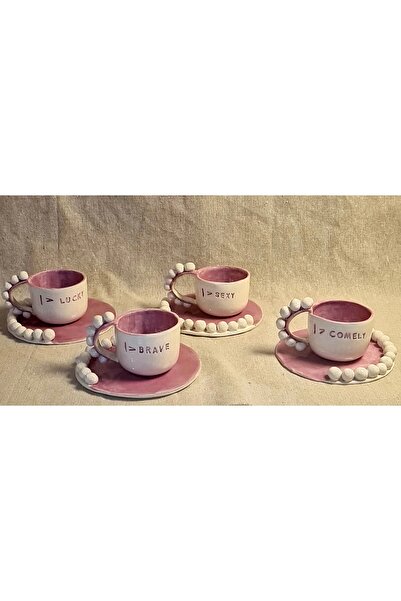 senseoftouch Pearl Turkish Coffee Cup Handmade Ceramic