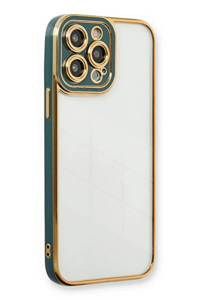 BSN STİL حافظة BSNSHOP 14 Pro من السيليكون بعدسة ليفا - أخضر 1058986