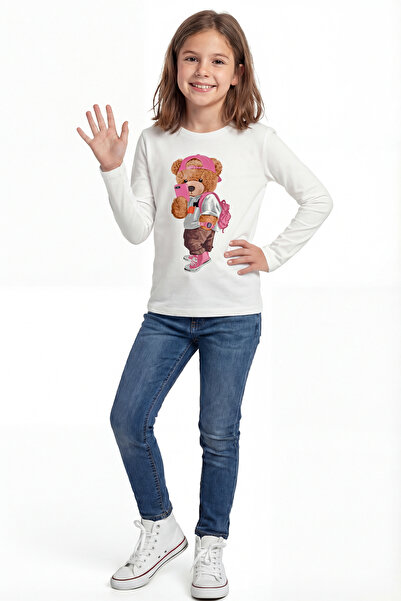 par lingerie pl T-Shirt for Girls Long Sleeve Printed B1