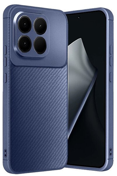 Hulyomer Hub غطاء كربون هوليومر شاومي مي 15 تي بتركيز تلقائي - أزرق داكن 1185576