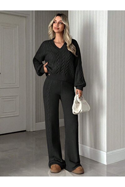 EFENDİX HAIR KNITTED KNITWEAR SET