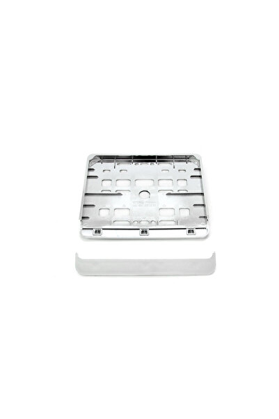 AMIO Suport numar inmatriculare cromat pentru motocicleta 15 x 19cm