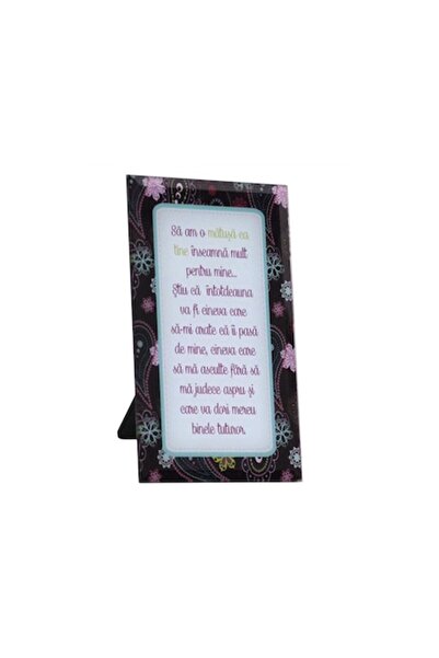 OEM Decorațiune decorativă de perete din sticlă cu urări pentru mătușa M1, 10...