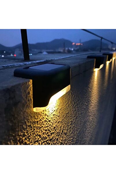 Zenorius Set of 4 Solar LED Outdoor Lights – Automatic Lighting, Waterproof, ...