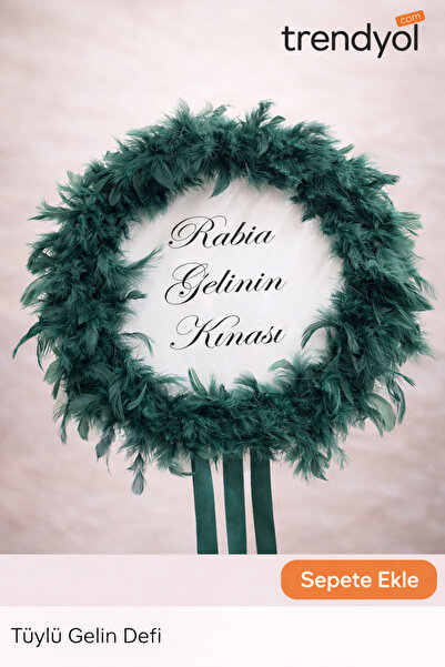 DEF Tüylü uv baskı gelin defi