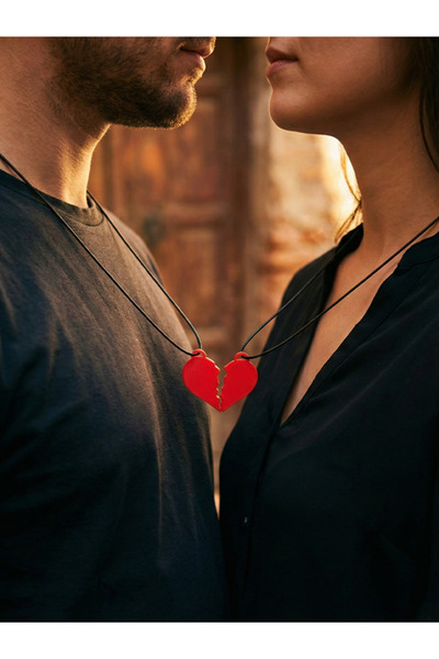 VoxelBytes Kişiye Özel Birleşen Kalp Kolye Seti | Her Set Benzersiz – Sadece ...