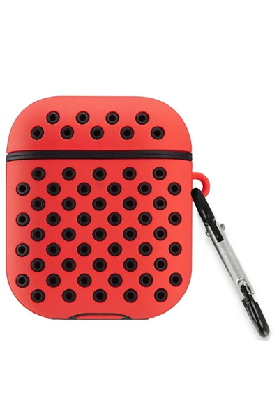 Store Ozbay حافظة أوزباي إيربودز 3 (الجيل الثالث) الرياضية المثقبة - أحمر-أسو...