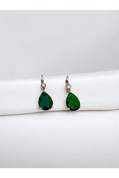 FUYA JEWELLERY Zirkon Taşlı Damla Küpe